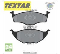 Pastiglie freno Textar Anteriore per VW LUPO