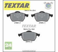 Pastiglie freno Textar Q+ Anteriore per AUDI A4 VW PASSAT (3B5) (3B2)