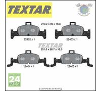 Pastiglie freno Textar Q+ Anteriore per AUDI Q5 A7 A6 A5 A4