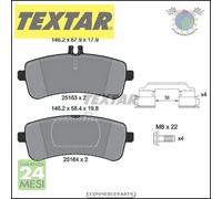 Pastiglie freno Textar Q+ Posteriore per MERCEDES CLASSE S AMG65 AMG63 650 65 63