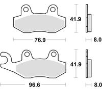 PASTIGLIE FRENO TRW LUCAS KH135 KH214 SINTER OFFROAD APRILIA SX 125 '18-, H