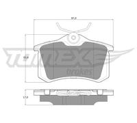 Kit pastiglie freno, Freno a disco compatibile con AUDI CITROËN PEUGEOT RENAULT