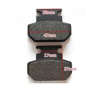 Pastiglie freno universali in metallo Separatore clip Split Shrapnel per compatibile con moto Scooter Tailg 50cc Pastiglie freno posteriori Sostituzione aftermarket(brake pad)