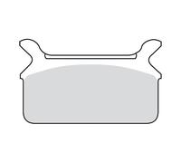 Pastiglie freno v-pad in rame semi-sinterizzato posteriore 86-99 touring Ebc