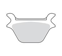 Pastiglie freno v-pad in rame semi-sinterizzato posteriore l87-99 big twin twin