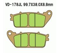 PASTIGLIE FRENO VESRAH VD-178JL