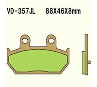 PASTIGLIE FRENO VESRAH VD-357JL