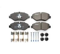 SKF Kit pastiglie freni VKBP 80006 Anteriore predisposto per avviso usura con accessori
