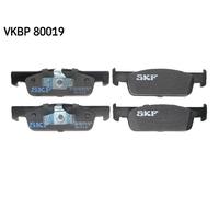 Pastiglie freno VKBP 80019 SKF per RENAULT DACIA SMART