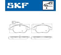 SKF VKBP 80217 E Kit pastiglie freni