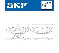 SKF VKBP 80236 A Kit pastiglie freni