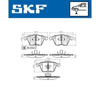 SKF VKBP 80594 E Kit pastiglie freni