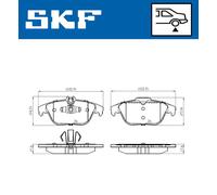 SKF VKBP 90114 Kit pastiglie freni