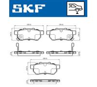 SKF VKBP 90381 A Kit pastiglie freni