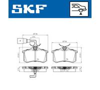 SKF VKBP 90452 E Kit pastiglie freni