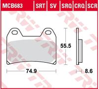 TRW MCB683CRQ Kit pastiglie freni