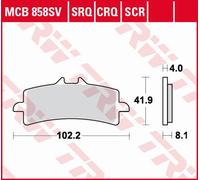 PASTIGLIE FRENO ZF KH447 CARBON RACING APRILIA RSV4, V4 TUONO '15-, BMW HP4