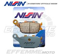 Pastiglie HONDA CB 1300 S Abs 2010 2011 2012 2013 NISSIN Posteriori Sinterizzate