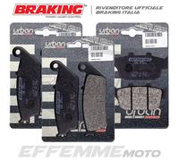 Pastiglie HONDA CB 500 X 2022 2023 2024 2025 Kit Anteriori + Posteriori BRAKING