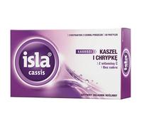 Pastiglie Isla Cassis per raucedine, tosse di ribes nero, 60 pezzi