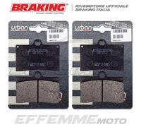 Pastiglie LAVERDA 750 Diamante / Ghost Strike / S 1997 1998 (Kit Ant. BRAKING)