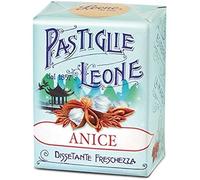 Pastiglie Leone ANICE | Le mitiche Pastiglie Senza Coloranti Artificiali e Senza Glutine | Confezione da 10 Astucci tascabili da 30g