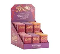 Pastiglie Leone Miste Dissetanti LOVE Espositore 24 Lattine da gr.30