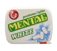 PASTIGLIE MENTAL MENTAL WHITE CARAMELLE 24 PACCHETTI DA 17 GR PROFUMA L'ALITO