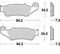 Braking 772cm46 Sintered Brake Pads Argento