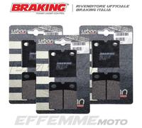 Pastiglie MOTO GUZZI 1000 Le Mans 1988 1989 1990 1991 (Kit Ant.+ Post. BRAKING)