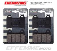 Pastiglie MOTO GUZZI V11 Le Mans 1100 2004 2005 2006 (Kit Anteriori BRAKING)