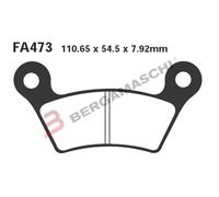 PASTIGLIE PASTICCHE FRENI PER CAN-AM SPYDER SM5 08>09 POSTERIORE EBC FA473