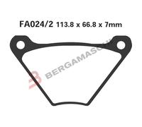 PASTIGLIE PASTICCHE FRENI PER H.D. FXS 73>83 EBC FA024/2 HARLEY DAVIDSON