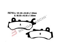 PASTIGLIE PASTICCHE FRENI PER HONDA CB125F 17>18 ANTERIORE EBC FA716