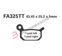 Ebc Fa-r Series Fa325r Sintered Brake Pads Nero