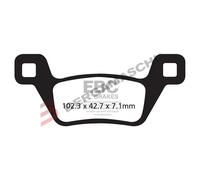 Ebc Fa-r Series Fa600/2r Sintered Brake Pads Nero