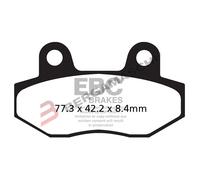 FA086/2HH PASTIGLIE SINTERIZZATE POST EBC HYOSUNG GT 650 COMET NAKED 2007-2008