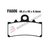 PASTIGLIE PASTICCHE FRENO PER KTM DUKE 125 11> EBC FA606HH