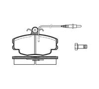 PASTIGLIE PATTINI FRENO CITROEN ZX DISP. ATE REMSA = FERODO FDB720 TRW GDB114