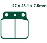 Pastiglie per Artico Gatto/Textron /400/ Dvx / Kawasaki / KFX / Suzuki / Lt /500