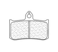 Pastiglie per freni stradali in metallo sinterizzato rakes 1157XBK5 Nero
