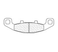 Pastiglie per freni stradali in metallo sinterizzato rakes 2304S4 Nero