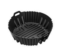 Pastiglie per friggitrici ad aria in silicone fodere in silicone antiaderente accessorio da cucina cestello per friggitrici ad aria adatto per friggere vassoio rotondo
