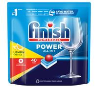 Pastiglie per lavastoviglie Finish Power Lemon 640 G (40 pezzi)