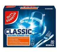 Pastiglie per lavastoviglie G&G Classic, 60 pezzi.
