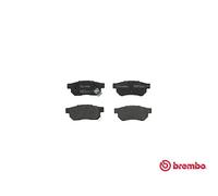 PASTIGLIE POSTERIORE FRENI BREMBO P28017 HONDA CRX II 1.6 I 16V VTEC 110 KW 1990