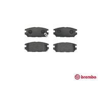 PASTIGLIE POSTERIORE FRENI BREMBO P54025 MITSUBISHI LANCER VI 1.8 16V 151 2001