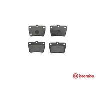 PASTIGLIE POSTERIORE FRENI BREMBO P83057 TOYOTA RAV 4 II 2.0 VVTI 4WD 110 2004