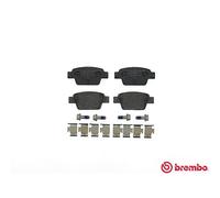 1050129 Kit pastiglie freno, Freno a disco posteriore (MARCA-MALO')..