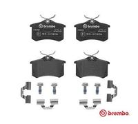 PASTIGLIE POSTERIORI BREMBO P85020 SKODA OCTAVIA (1Z3) 1.6 GREENLINE 75 KW 2008